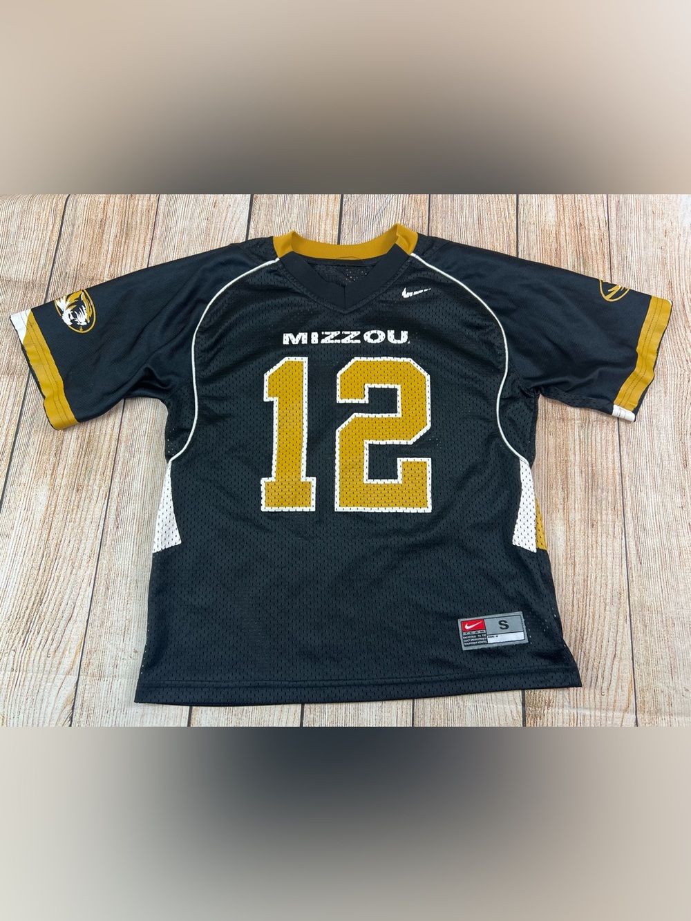 Nike Mizzou Missouri Tigers Football Jersey #12 Youth Kids Size Small